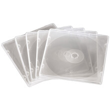 Hama CD Slim Box, obal na 1 cd/dvd, pr�hledn�, polypropyl�n, balen� 20 ks (cena za balen�)