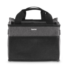 Hama organiz�r na r�zn� drobnosti, na zadn� sedadlo auta, polyester, �ed�/�ern�
