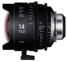 SIGMA CINE 14mm T2 FF F/AP2 METRIC iTechnology pro Arri PL