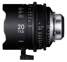 SIGMA CINE 20mm T1.5 FF F/AP2 METRIC iTechnology pro Arri PL