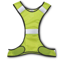 Hama reflexn� vesta pro b�ce/chodce/cyklisty, kapsa na zip, nastaviteln� velikost, neonov� �lut�
