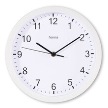 Hama Elba, n�st�nn� hodiny, 25 cm, tich� chod, b�l�