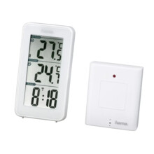 Hama EWS-152, meteostanice s bezdr�tov�m senzorem, b�l�