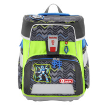 Reflexn� vesta NEON PULL OVER pro aktovku Step by Step SPACE, Green
