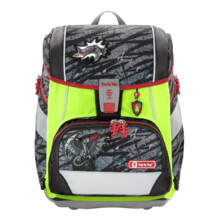 Reflexn� vesta NEON PULL OVER pro aktovku Step by Step 2v1, Green