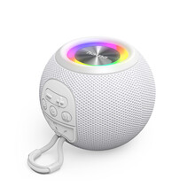 Hama Ball, Bluetooth reproduktor, 5 W, LED podsv�cen�, AUX-in, USB-A, microSD slot, b�l�