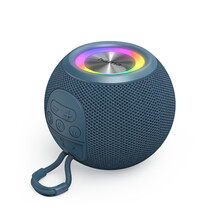 Hama Ball, Bluetooth reproduktor, 5 W, LED podsv�cen�, AUX-in, USB-A, microSD slot, modr�