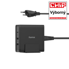 Hama rychl� stoln� USB nab�je�ka, 1x USB-C, 2x USB-A, PD 65 W