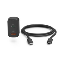 Hama USB-C nap�jec� zdroj do auta, Power Delivery, 5-20 V, 65 W, 1,5 m