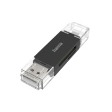 Hama USB �te�ka karet OTG, USB-A/micro USB 2.0