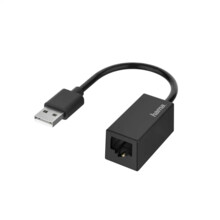 Hama s�ov� adapt�r USB-A - RJ45, Ethernet 100 Mb/s