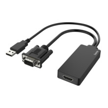 Hama AV p�evodn�k VGA na HDMI, Full HD