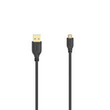 Hama micro USB 2.0 kabel Flexi-Slim 0,75 m, �ern�