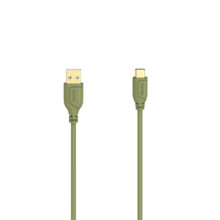 Hama USB-C 2.0 kabel typ A-C 0,75 m, Flexi-Slim, zelen�