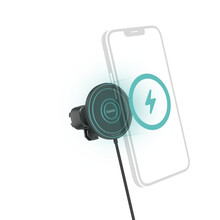 Hama dr��k do auta s bezdr�tovou nab�je�kou MagCharge Car FC15, MagSafe kompatibiln�