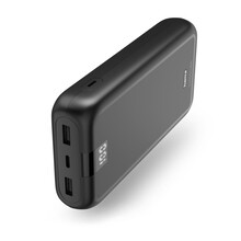 Hama Performance 24, powerbanka 24000 mAh, 3 A, v�stup: 1x USB-C, 2x USB-A, LED displej