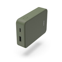 Hama Colour 10, powerbanka 10000 mAh, 3 A, v�stup: USB-C, USB-A, zelen�