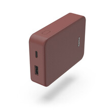 Hama Colour 10, powerbanka 10000 mAh, 3 A, v�stup: USB-C, USB-A, �erven�