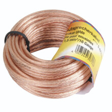 Hama reproduktorov� kabel 2x 1,5 mm, 10 m, nebalen�