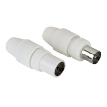 Hama set konektor� koax vidlice+z�suvka IEC rovn�