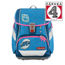 �koln� aktovka/batoh 2IN1 PLUS pro prv���ky � 6d�ln� set, Step by Step Dolphin Pippa