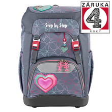 �koln� batoh Step by Step GRADE, Glitter Heart Hazle, AGR  certifik�t