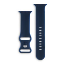 Hama Fantastic Feel, �em�nek pro Apple Watch 38/40/41 mm, silikonov�, tmavomodr�