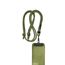 Black Rock Universal Lanyard, ���rka na mobil, s karabinkou, 30-60 cm, olivov� zelen�