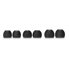 Hama silikonov� �punty pro sluch�tka, 3 velikosti, �ern�