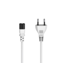 Hama s�ov� nap�jec� kabel, euro vidlice, 1,5 m, b�l�