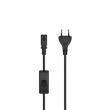 Hama s�ov� nap�jec� kabel s vyp�na�em, euro vidlice, 2 m