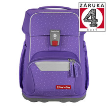 �koln� aktovka pro prv���ky � 4 d�ln� set, Step by Step BASIS Purple Konfetti, AGR