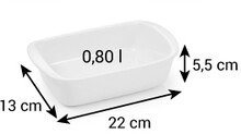 Zap�kac� m�sa DEL�CIA 22 x 13 cm