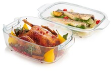 Pek�� s poklopem GrandCHEF 40 x 26 cm, sklen�n�