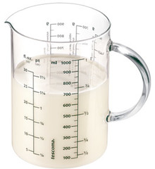 Odm�rka sklen�n� DEL�CIA 1,0 l