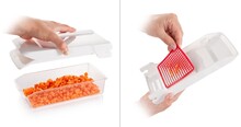 Kr�je� na kosti�ky a hranolky HANDY, 2 �epele