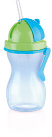 D�tsk� l�hev s br�kem BAMBINI 300 ml, zelen�, modr�