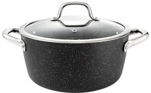 Kastrol PRESIDENT Stone s poklic� pr. 24 cm, 4,5 l