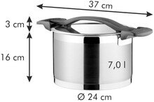 Hrnec ULTIMA s poklic� pr. 24 cm, 7,0 l
