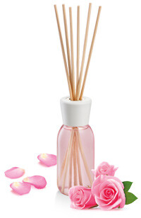 Vonn� difuz�r FANCY HOME 120 ml, R��ov� kv�ty